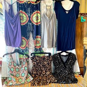 Bundle of (7) SIZE MEDIUM Ladies clothing in good condition. Various brands.